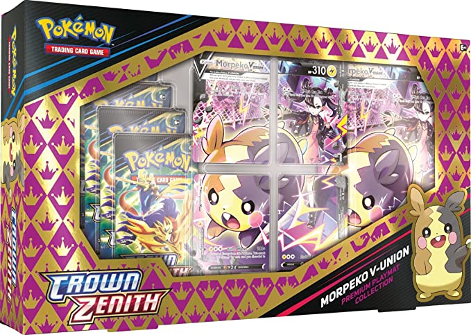 Pokémon TCG: Crown Zenith Premium Playmat Collection Morpeko V-Union Box